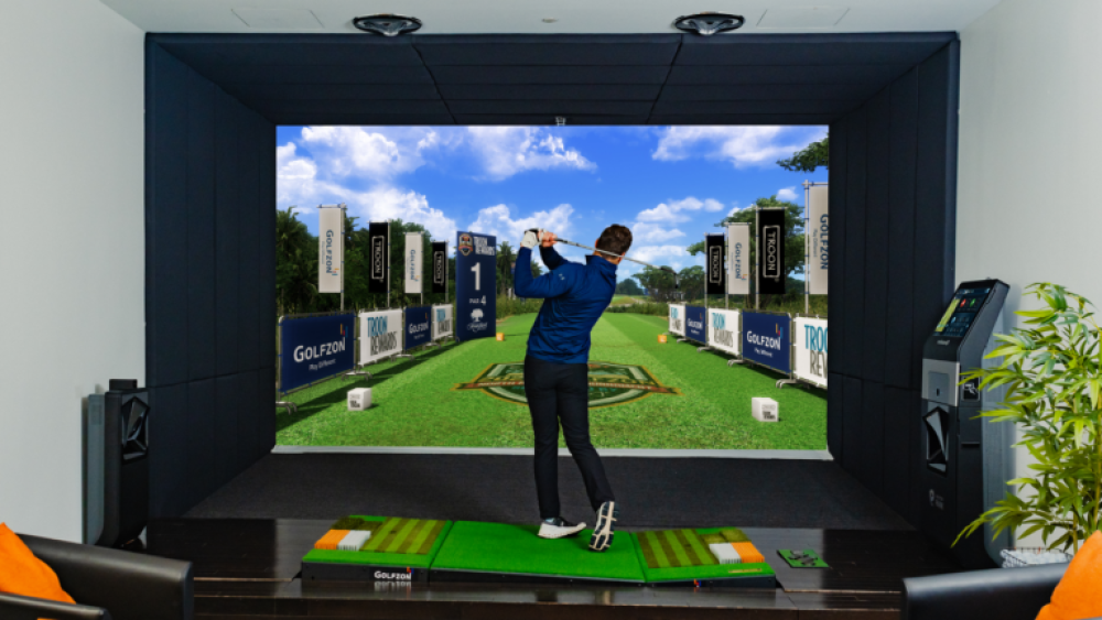 indoor driving range